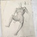 Drawing: Male Nude Subject, Male Left Side Face ; Pauline Kahurangi Yearbury; 10/48