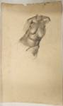Drawing: Torso Nude Female; Pauline Kahurangi Yearbury; 10/65