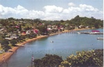 Postcard: Russell waterfront, c1950's; 07/107
