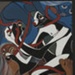 Painting: Tu Tries To Part His Parents; Pauline Kahurangi Yearbury; 09/89