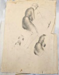 Drawing: Nude Female Figure; Pauline Kahurangi Yearbury; 10/84