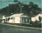 Photo: House built in early 1900's on corner of Matauwhi Bay Rd and Robertson Rd, 1983; 97/1680