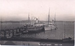 Photo: "Clansman" and "Hinemoa" at Russell wharf; 97/860