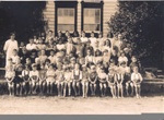 Photo: Russell School pupils (named) 1920's; 97/1624/2