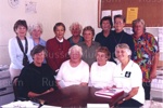 Photo: Russell Library volunteers 2002; 02/210