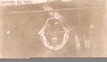 Photo: Two men with jaws of shark; 97/642