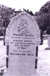 Photo: Headstone of Thomas George and William and Ann Howe, Christ Church, Russell; 98/193/15