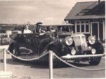 Photo: The Queen and Duke of Edinburgh in Royal car, Royal visit, 1953; 97/1470