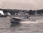 Photo: Whale chaser at Russell regatta c1950; 97/588