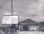 Photo: Lifting roof onto "Ship Wing"; 1970; 97/1578