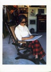 Photo: Pauline Yearbury in rocking chair; 09/109