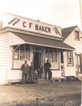 Photo: C.F. Baker's store, Russell; 97/1043