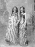 Photo: Two Maori girls in Fine cloaks; 05/196