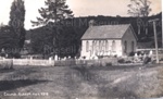 Photo: Christ Church, timber props, dog-bar gate (c. 1915); 97/1111