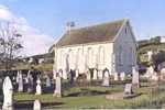Postcard: Christ Church and graves, Russell, c1960's; 06/02