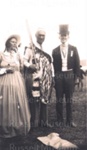 Photo: Marie King, Roy Baker and Turei Heke, Waitangi Centennial celebrations, 1940; 97/744