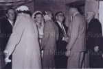 Photo: Roy Grant and Claudia Lindauer with wedding guests 1956; 01/88