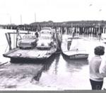 Photo: Car ferry at Opua, 1964; 95/2/1