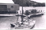 Photo: Miss Ida and Yacht RL9 at Opua 1954; 11/175