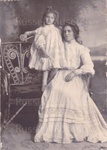 Photo: Constable Pardy's wife and daughter Rowena, Russell c1900; 92/132