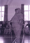 Photo: Graham Rankin speaking at the commemoration of the Battle of Kororareka, 1995; 98/384/14