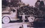 Photo: G.E. Hannah's truck loaded with firewood, 1950's; 96/13/9