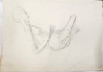 Drawing: Reclining Female Nude; Pauline Kahurangi Yearbury; 10/62