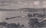 Photo: Opua looking across Kawakawa River to Waikare Inlet, c1950; 97/1221