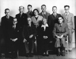 Photo: Edward Clare and Catherine (nee Downes) Blomfield with family pre 1942; 13/112