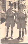 Photo: Arthur (Doy) Moran, on left. Cairo 1940; 1940; 01/217