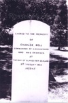 Photo: Headstone of Charles Bell, Christ Church, Russell; 98/193/16