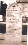 Photo: Hazard grave, Christ Church, Russell; 97/1145/1