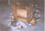 Photos (9) - Building replacement carriage for Russell Canon; 1992; 93/21
