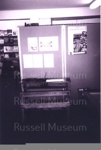 Photo: School desk, Russell Museum; 1997; 97/1786/15