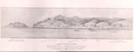 Photo: View of Te Wahapu, from water colour by Major Cyprian Bridge; 97/1160