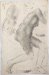 Drawing: Nude Female, Two Construction Insets; Pauline Kahurangi Yearbury; 10/61