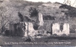 Photo: Ruins of building at Paihia, where first printing press was installed; 03/107