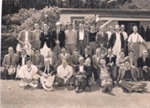 Photo: Russell Bowling Club 1949-50 season.; 97/786/1