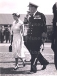 Photo: The Queen and the Duke of Edinburgh at a function in the Bay of Islands (1953); Photographer : Tudor Collins; 1953; 97/1473