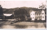 Photo: Russell waterfront showing Bellgrove, Police station and The Gables c1918; 97/867