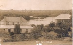 Photo: Kerikeri Basin with back of Kemp House and Stone Store, c1934; 97/1242