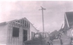 Photo: Hall being placed at the back of the Methodist Church, 1957; 97/1156/3