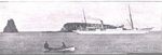 Photo: "Hinemoa" at Mokohinau; 97/531