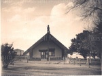 Photo: Te Whare Runanga before stock fences were removed; 97/1320