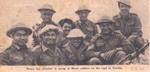 Clipping: Men of the Maori Battalion, Ben Hakaraia first left back row, Arthur Hakaraia first left front row, Jack Parkes second left front row, ll from Rawhiti. c1942; 97/779