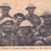 Clipping: Men of the Maori Battalion, Ben Hakaraia first left back row, Arthur Hakaraia first left front row, Jack Parkes second left front row, ll from Rawhiti. c1942; 97/779