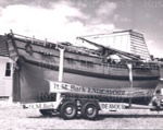 Photo: "Endeavour" model arrives at Russell museum; 97/619