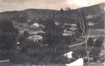 Photo: View over Russell, Methodist church in centre, c1920's; 97/962