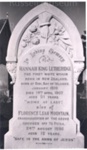 Photo: Grave of Hannah King Letheridge and Florence Leah Mountain, Christ Church, Russell; 02/303