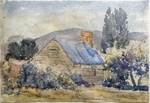 Painting: Tamati Waka Nene's Old Home; 17/32 Painting: Tamati Waka Nene's Old Home; 17/32